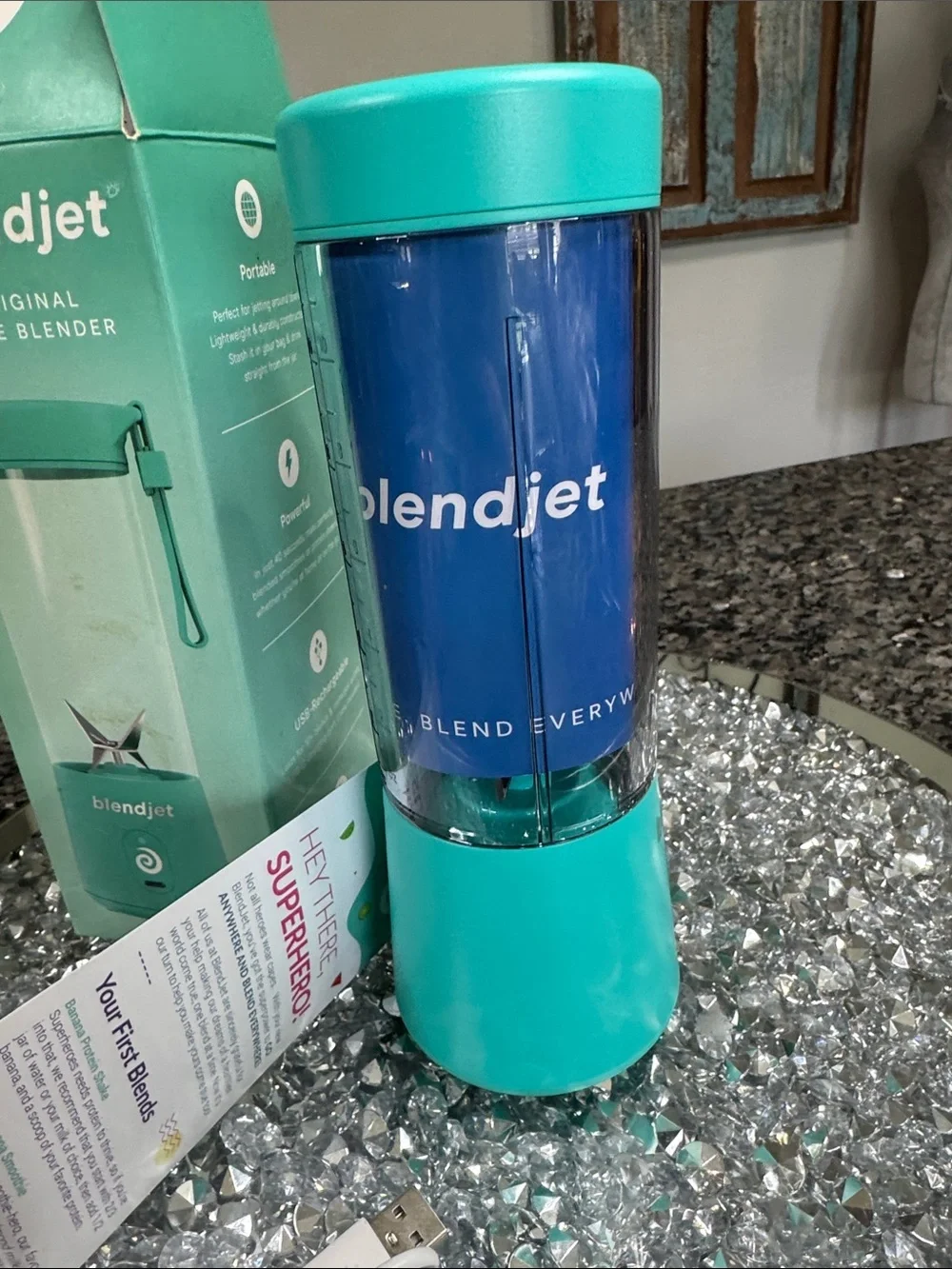 BlendJet Portable Personal Blender - Teal/Blue
